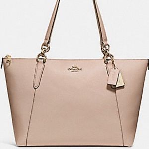 Coach Handbag, Beige with gold detail